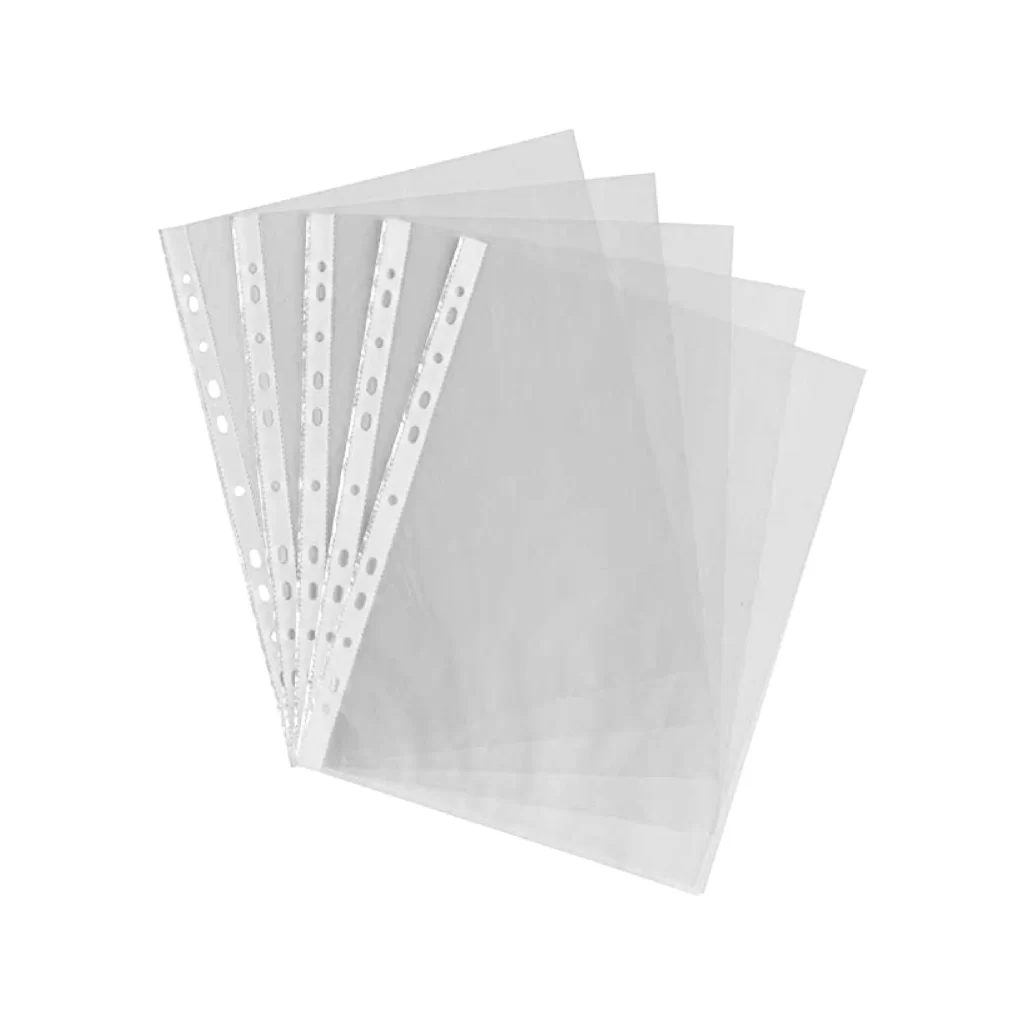 حافظة حرف U شفافة لحفظ الورق